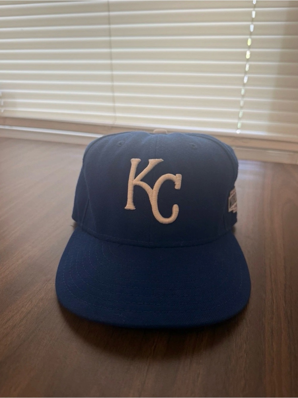 New Era 59fifty Kansas City Royals 2014 World Series Fitted Hat 7 1/8 Cap